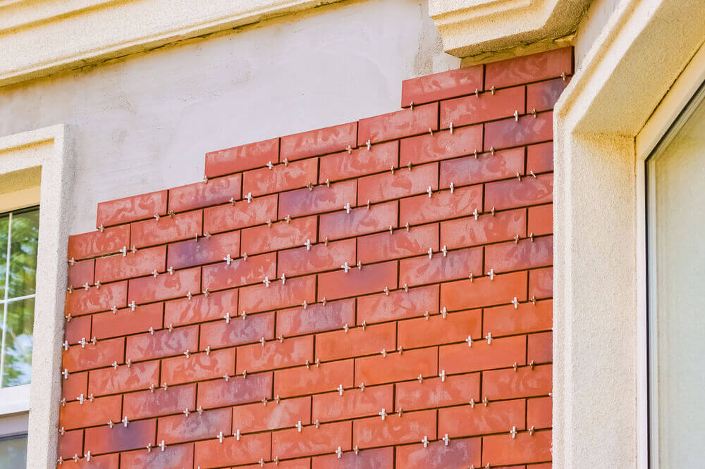 Lepenie tehlového obkladu na dom Bratislava Krásna Fasáda