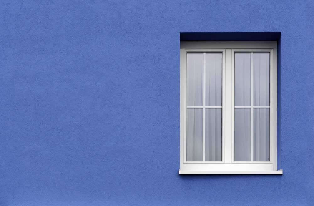 Modrá fasáda domu Bratislava Krásna fasáda